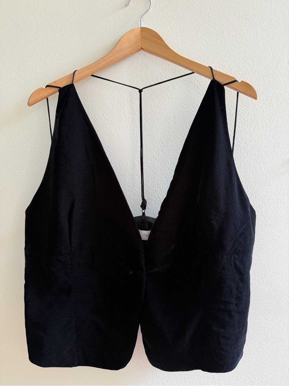 Zara Black V-Neck Vest